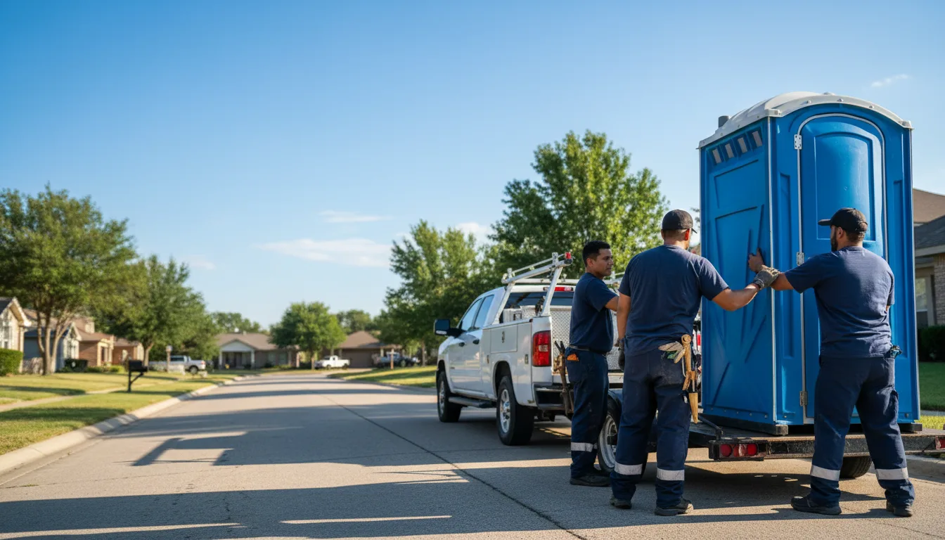 Portable Toilet Rental in Peggy, TX near me